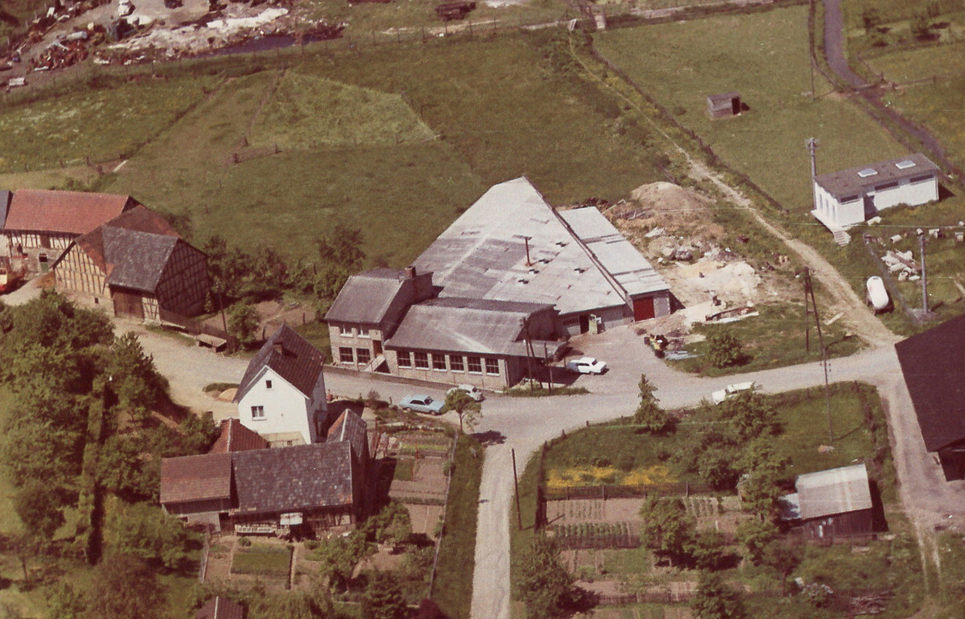 Sänger Rollenlager Firmengebäude - früher